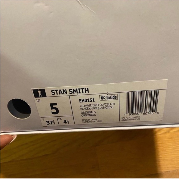 Adidas Stan Smith Leather Snakeskin Sneakers